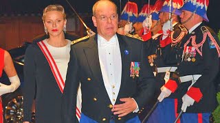 Albert And Charlene Of Monaco At The Helm To Celebrate Monacos National Holiday [upl. by Ennovi]