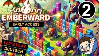 02 ⭐ EMBERWARD  BONE DESERT  ROGUELITE TOWER DEFENSE GermanDeutsch Lets Play  EARLY ACCESS [upl. by Ahsimal573]