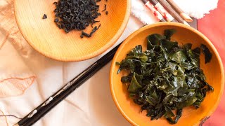 Easy Wakame Seaweed Salad Recipe  EatSimpleFoodcom [upl. by Aneehsor521]