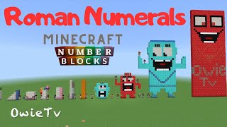 Roman Numerals Song Numberblocks Minecraft  Math and Number Songs for Kids [upl. by Ahsram]