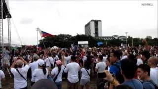 quotKawatan Songquot Million People March Luneta 2013  Abolish Pork Barrel Janet Napoles [upl. by Aleciram]