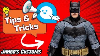 Tips amp Tricks To Upgrade Your DC Multiverse Batman  McFarlane Toys BVS Batman [upl. by Assirem]