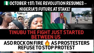 NIGERIA ON THE BRINK THE UNSTOPPABLE REVOLUTION – OCTOBER 1ST PROTESTS RETURN [upl. by Haret]