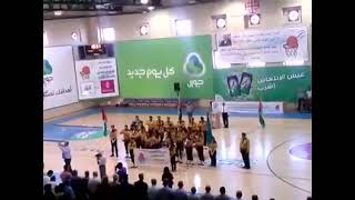 Jordanian National Anthemالسلام الملكي الأردني Band Repeated 2 Times [upl. by Aerbma154]