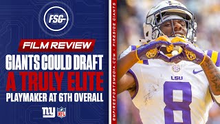 Giants Could Draft a Truly ELITE Playmaker at 6th Overall  Malik Nabers Breakdown [upl. by Groveman]