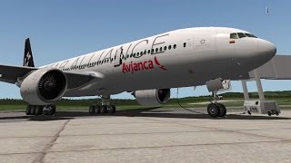 FSX IVAO Barcelona  Bogota Avianca A330200 [upl. by Selway]