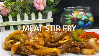 Meat Stir fry  Must Try [upl. by Wiltz392]