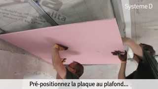 Plaquer un plafond droit après isolation [upl. by Anav]