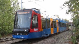 Sheffield Tram Train to Rotherham Parkgate Terminus  First Full Day of Operation [upl. by Gitt51]