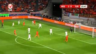 Netherlands  Turkey WC 2014 Qualifying match [upl. by Mur169]