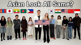 American Guess 10 Asians Nationality l Do You Think They Look All the Same [upl. by Aineles]