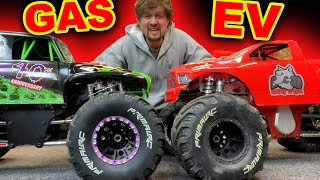 Worlds Biggest RC Cars  Petrol vs Electric [upl. by Rivkah]