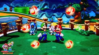 Mario amp Luigi Brotherships Spiralia avoid bug dance groove mini games  Twistee Island [upl. by Assetnoc]