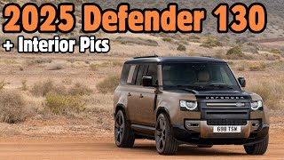 NEW 2025 Land Rover Defender 130 Details  4K [upl. by Nosreffej]