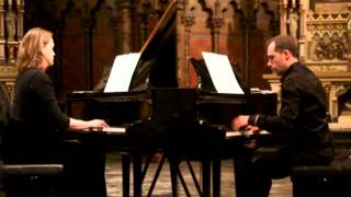 Piazzolla  Oblivion 2 pianos  A Vanlerberghe et G Rattez [upl. by Torp]