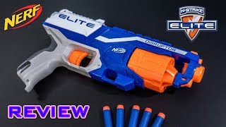 REVIEW Nerf Elite Disruptor Unboxing Review amp Firing Test [upl. by Suruat]