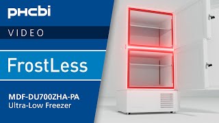 PHCbi Brand FrostLess Upright ULT Freezer [upl. by Baker481]