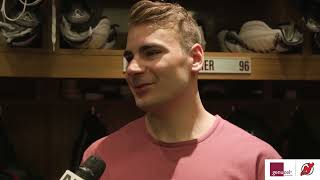 Timo Meier Exit Interview  NEW JERSEY DEVILS [upl. by Moselle652]