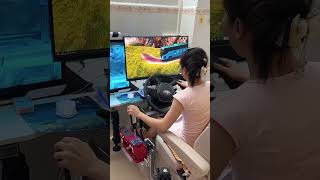 Realistic bus driving setup shortsvideo [upl. by Azaleah]