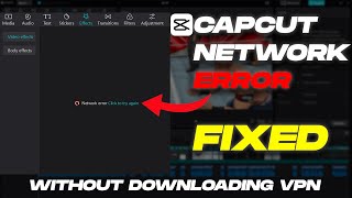 Capcut PC Network error fix  How to fix network problem in Capcut PC 2024 [upl. by Isoais]