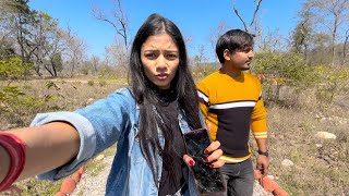 Bich jungle ma fass gye😰Somebody help us😭💔 Uttarakhand vlogger [upl. by Lundgren]