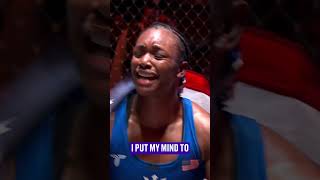 Claressa Shields is putting in the WORK to be GREAT at MMA too IWD shorts [upl. by Ailana]