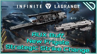 Infinite Lagrange  New Frigate AUX Buffs and Strategic Strike Changes [upl. by Meerak523]