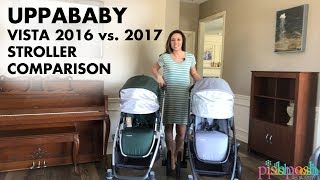 Stroller Comparison  UPPAbaby Vista 2016 vs 2017 [upl. by Dolorita]