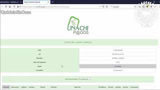 UNACHI nueva forma de pago web [upl. by Nerval235]