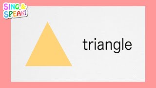 How to pronounce Triangle [upl. by Shanleigh]