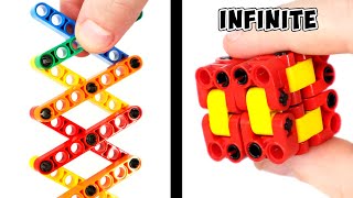 10 EXTREMELY Satisfying LEGO Fidget Toys [upl. by Annekcm966]