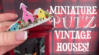 112 scale Make Your Own Miniature PUTZ Holiday Houses [upl. by Cire249]