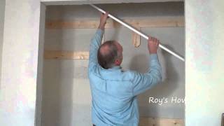 How To Install Closet Shelves [upl. by Zaid]