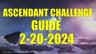 Destiny 2  Ascendant Challenge Guide and Location 2202024 [upl. by Atinob]