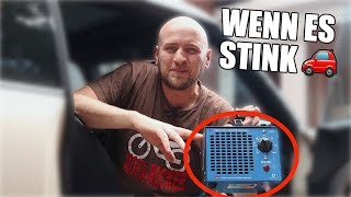 ✅ Gestank und Geruch aus dem Auto loswerden mit dem Ozongenerator [upl. by Setsero]