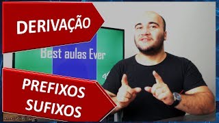 Entendendo prefixos sufixos derivação prefixal e derivação sufixal em 3 min [upl. by Naerad]