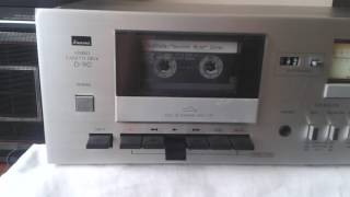 Prueba stereo cassette deck Sansui D90 [upl. by Forest]