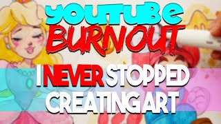 YOUTUBE BURNOUTI NEVER Stopped Creating Art  👑🍑Princess Peach🍑👑 and 🌟🍄Mario Sketchbook🍄🌟 [upl. by Raine]