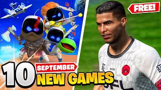 10 New Games September 3 FREE GAMES [upl. by Niwrad]