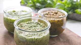 Three Pesto Recipes [upl. by Derr]