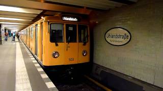 UBahn Berlin Bahnhof Uhlandstraße U1 HD [upl. by Panchito]