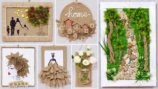 9 Easy Jute Wall Hanging Craft Ideas are Recycled from Waste Material [upl. by Aiht383]