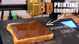 3D Printer Makes the Perfect Chocolate Layer [upl. by Dulcy135]