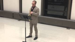 Nick Zoulek saxophone JS Bach Partita in A minor BWV 1013 IV Bourrée Anglaise [upl. by Caritta]