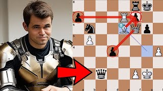 Carlsens Incredible Move Takes Duda by Surprise  The Bison Chess [upl. by Llenol]