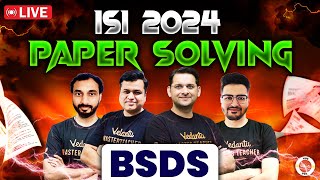 ISI 2024 Paper Solving  BSDS  Indian Statistical Institute Entrance Exam  VOS [upl. by Deirdre504]