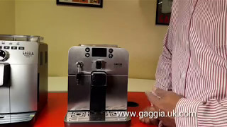 Gaggia Brera Test Mode [upl. by Aicirtak26]