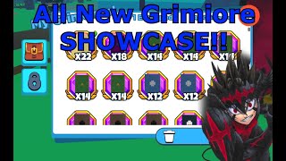 ALL NEW GRIMIORE SHOWCASE IN ANIME PUNCHING SIMULATOR [upl. by Atnicaj475]