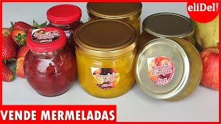 3 MERMERLADAS caseras para VENDER 🍓FRESA 🍎MANZANA y MANGO 🥭Cómo hacer MERMELADAS para NEGOCIO [upl. by Aiksa]