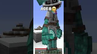 Surprising Friend with Escaping at different Ages minecraft shorts memes [upl. by Mosier]